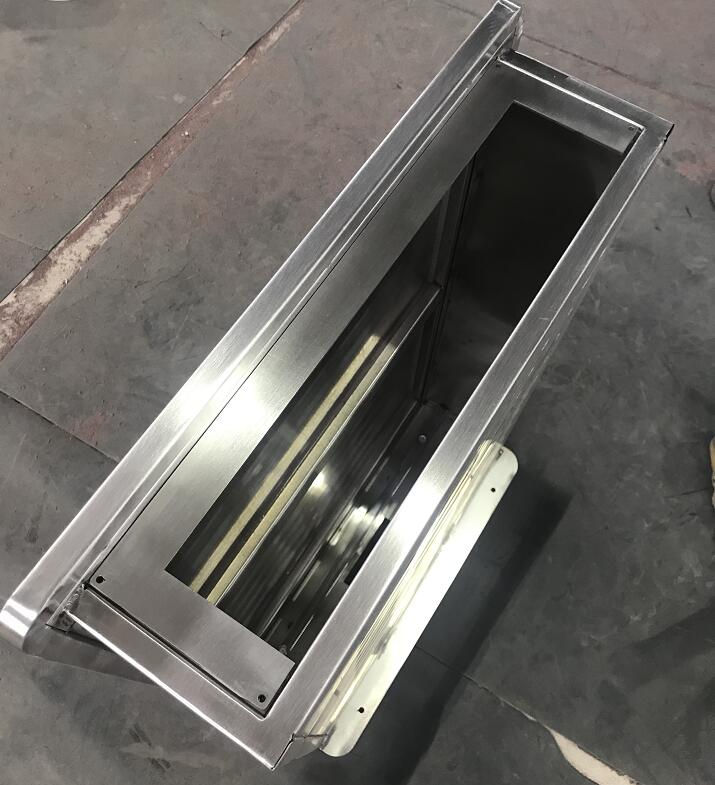 不锈钢下支柜 单抽 底板带散热孔(图2)