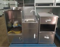 非标定制组合式不锈钢饮水机储物柜